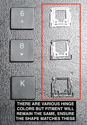 Razer Blade 15 LAPTOP KEYBOARD REPLACEMENT KEYS KEYCAPS (RZ09-0328) (RZ09-0330) - Image 1 of 4