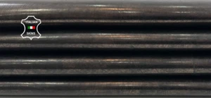 METALLIC SMOG DISTRESSED Strong Goatskin Goat leather 2 skins 10+sqf 0.7mm C4754 - Picture 1 of 9