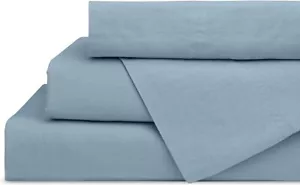 Full Microfiber Sheet Set (Faded Denim) - Picture 1 of 3