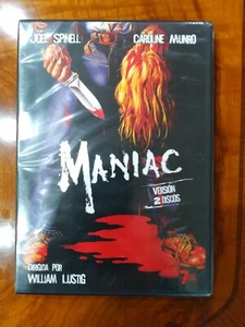 RARO MANIAC ED 2 DVD ESPAÑA PRECINTADA DESCATALOGADA GORE TERROR JOE SPINELL - Imagen 1 de 2
