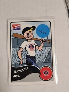 2003 Bazooka Atlanta Braves Baseball Card #7BR Bazooka Joe Braves