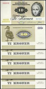 Danimarca 10 Kronur 1978, UNC, LOTTO 5 PZ, P-48h, serie 1972 - Foto 1 di 4