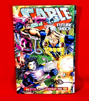 CABLE #25 SPECIAL X-MEN ANNIVERSARY ISSUE SIGNED BY ARTIST BOB WIACEK - Image 1 of 4