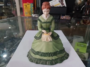 Little Women Meg by Tasha Tudor 1983 Hand Painted Franklin Porcelain Figurine - Picture 1 of 19