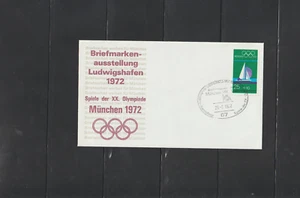 FDC-Oly.-Spiele-München-1972-Briefmarken Werben für München-Ausstellung -TOP - - Bild 1 von 1