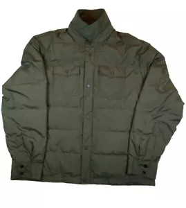 Chaqueta de plumón 32 grados para hombre 2XL XXL abrigo acolchado con cuello negro - Imagen 1 de 7