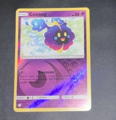 Pokemon Cosmog SM - Cosmic Eclipse 99/236 Reverse Holo Rare NM - Image 1 of 3