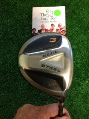 Power Play Keel Steel 15* 3 Wood Regular Graphite Shaft - Image 1 of 4