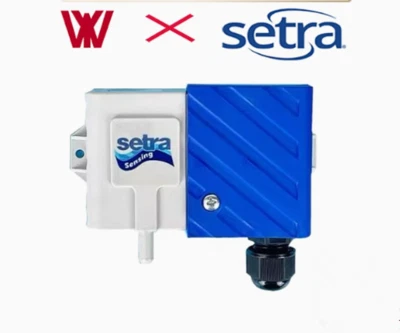 Setra duct pressure differential pressure transmitter 2661100LD11T1C - Image 1 of 3