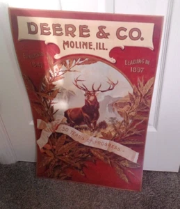 John Deere & Co., Moline, Illinois 1847-1897, 17" x 25" POSTER - SEHR GUT - L@@K - Bild 1 von 3