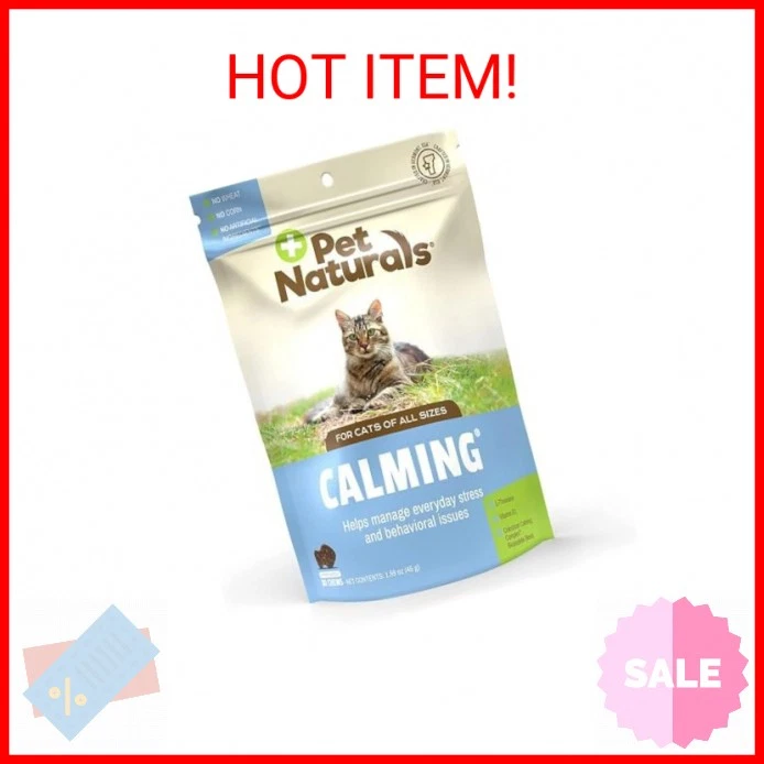 Pet Naturals Calming Chews for Cats, 30 Chews - Behavioral Support and Anxiety R - Image 1 of 2