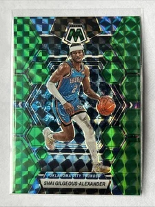 2022-23 Panini Mosaic - Shai Gilgeous-Alexander #4 Green Mosaic Prizm - Picture 1 of 2