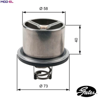 THERMOSTAT COOLANT TH07882 FOR DODGE VIPER/Convertible INTREPID RAM/3500/Cab - Image 1 of 4