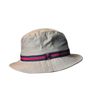 Sombrero Scala Clásico Safari Fedora Caqui 100% Algodón Lona Hombre Talla M Embalable Foto 1 de 4