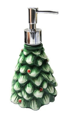 Boston Warehouse® Trading Co. Christmas Tree Soap Dispenser 7"H X 4"W NIB - Image 1 of 2