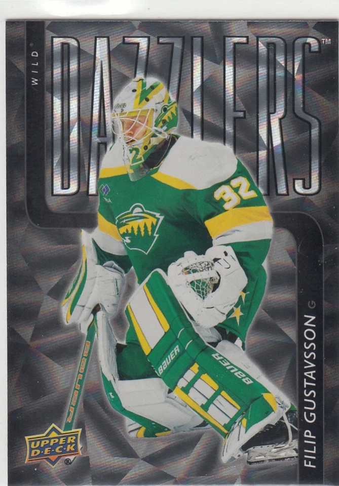 Upper Deck 2025-26 - Black Dazzlers - Filip Gustavsson #DZ-48 SSP - Image 1 of 1