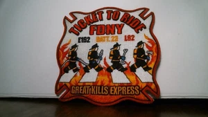 New York City Fire Department FDNY Engine 162 Batt 28 Ladder 82 Patch - NEU - Bild 1 von 2