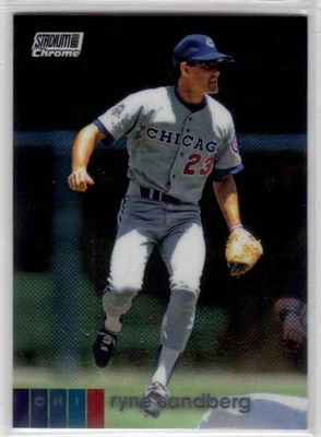 2020 Stadium Club Chrome #168 Ryne Sandberg Chicago ID:63007 ID:63007 - Image 1 of 2