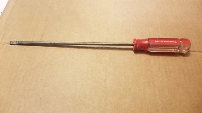 Vintage Master Mechanic 426219 USA TS328 Flat/Slotted Screwdriver , VGC - Image 1 of 4