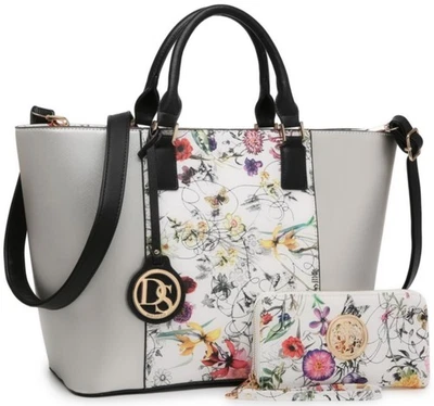 Satchel Purse Handbag for Women Large Shoulder Work Tote Bag With Matching Wa... - Image 1 of 4