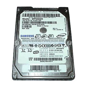 Samsung Spinpoint M40 MP0402H 40GB Internal 5400RPM 2.5" (MP0402H) HDD