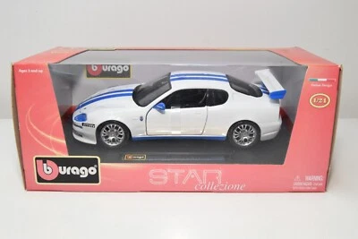 B63 1:24 BBURAGO BURAGO MASERATI TROFEO BIANCO COME NUOVO - Immagine 1 di 4
