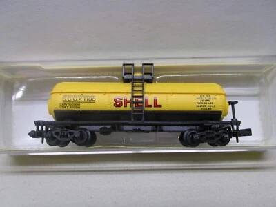 MODEL POWER # 3455 ~ SHELL CHEMICAL TANK CAR # 1105 ~N SCALE~ LOT D - Image 1 of 4