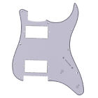 HH 11 Hole Electric Guitar Pickguard for ST Sq Modern Style Guitar Parts, 3Ply