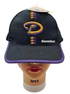 Gorra de béisbol vintage años 90 Arizona Diamondbacks con tirantes logotipo 7 nueva con etiquetas como nueva *rara - Imagen 1 de 13