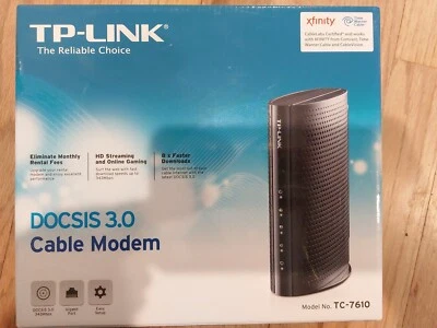 TP-LINK Modem With Power & Ethernet Cables Model- TC-7610 - Image 1 of 4
