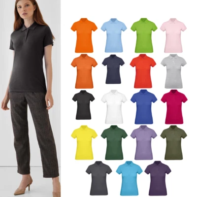 B&C Collection Damen inspirierendes Poloshirt pw440 - Damen Casual Cotton T-Shir - Bild 1 von 4