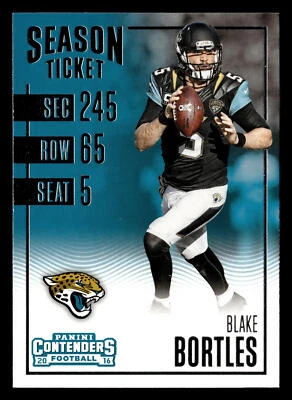 Blake Bortles 2016 Panini Contenders #95 Jacksonville Jaguars - Image 1 of 2