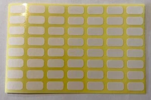 Small White Price Labels 9 x 18mm Price Stickers Tags Plain Sticky.Peel-able - Picture 1 of 5