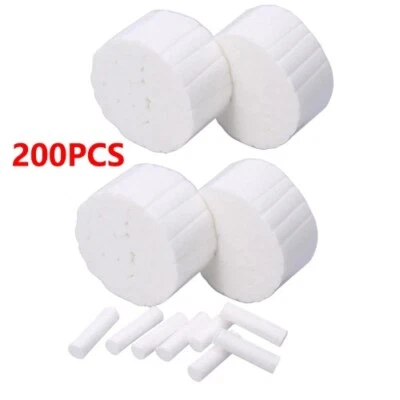 200pcs/4bags Dental Roll material Teeth Product Cotton Rolls High absorbent - Image 1 of 4