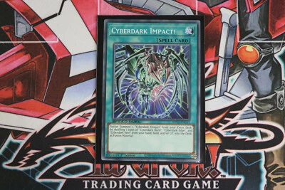 YuGiOh Spell Card Cyberdark Impact! SGX1-ENG15 1st Edition Common - Image 1 of 2