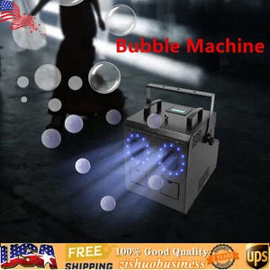 900W 3 in1 Bubble Fog Machine Stage Smoke Bubble Machine RGB LED Light w/ Remote - Picture 1 of 14