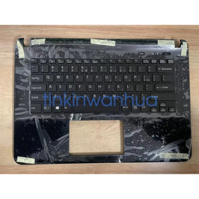 For SONY VAIO SVF142 SVF143 Palmrest Cover w/ US Backlit Keyboard Touchpad - Image 1 of 4