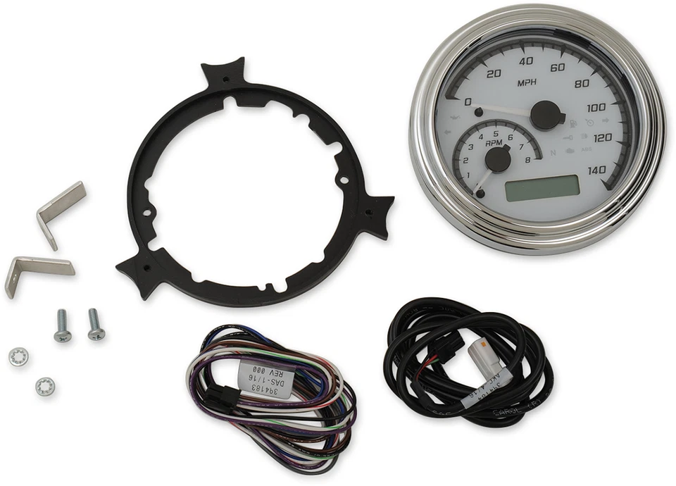 Dakota Digital MVX Series Fatbob Analog/Digital Gauge System MVX-2004-WG-C - Image 1 of 1
