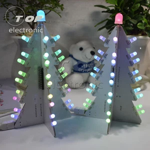 Hágalo usted mismo Control de Luz LED a Todo Color Gran Tamaño Árbol de Navidad Torre Fácil de Hacer Kit - Imagen 1 de 13
