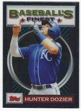 2020 Topps Finest Flashbacks #27 Hunter Dozier - Kansas City Royals