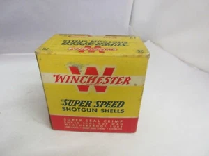 VINTAGE ADVERTISING WINCHESTER CARDBOARD SHELL BOX EMPTY GRAPHICS  M-488 - Picture 1 of 5