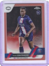 2022-23 TOPPS CHROME UEFA WOMENS ORIANE JEAN-FRANCOIS ROSE GOLD #34 SER# 44/125