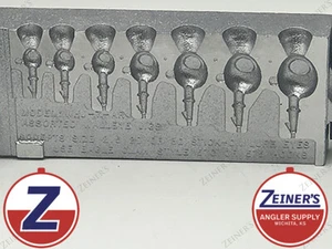 3418 New Do-It Walleye Jig Mold - 7 assorted sizes 1/16 through 5/8 oz - Picture 1 of 5
