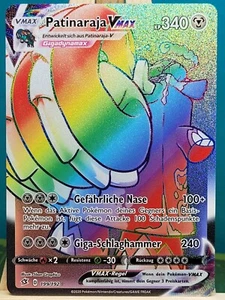 POKEMON - Clash der Rebellen - Patinaraja VMAX - 199/192 - alemán - Imagen 1 de 1