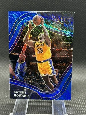 2021-22 Panini Select Dwight Howard Blue Shimmer Court Side Prizm #252 Lakers - Image 1 of 4