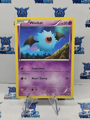 Woobat - 50/108 - Pokemon Dark Explorers LP  - Image 1 of 2