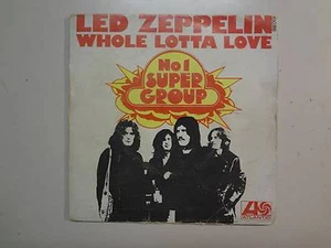 LED ZEPPELIN:Whole Lotta Love-Livin’ Lovin’ Maid-France 7"69 Atlantic 650186 PSL - Picture 1 of 4