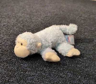 Baby Gund Toodles Blue Cream Monkey Small 6" Stuffed Plush Rattle Baby Toy #5849 - Image 1 of 4