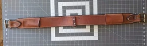 LEATHER REAR CINCH WESTERN HORSE ROPING PLEASURE TRAIL BARREL SADDLE BACK GIRTH - Picture 1 of 6