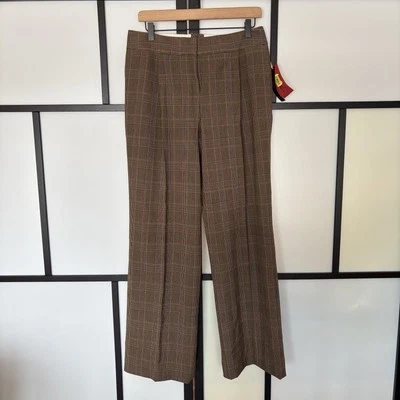 Tapemeasure Loose Fit Plaid Pants Trousers Women’s 10 Dark Academia Y2K NWT - Image 1 of 4